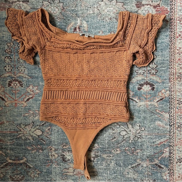 Ronny Kobo Collection Tops - Ronny kobo haya pointelle bodysuit | size xs